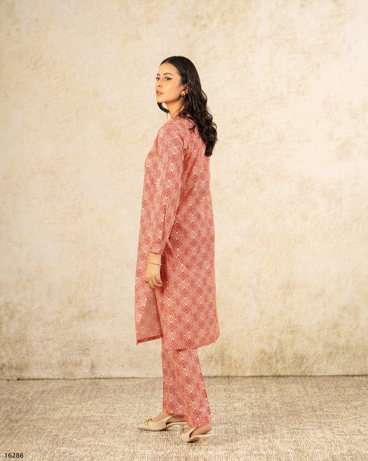 2 Piece Khaddar Suit | 16286-IG-KD