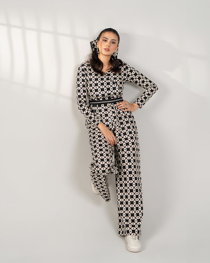 2 Piece - Printed Khaddar Suit Unstitched | UNFF-005