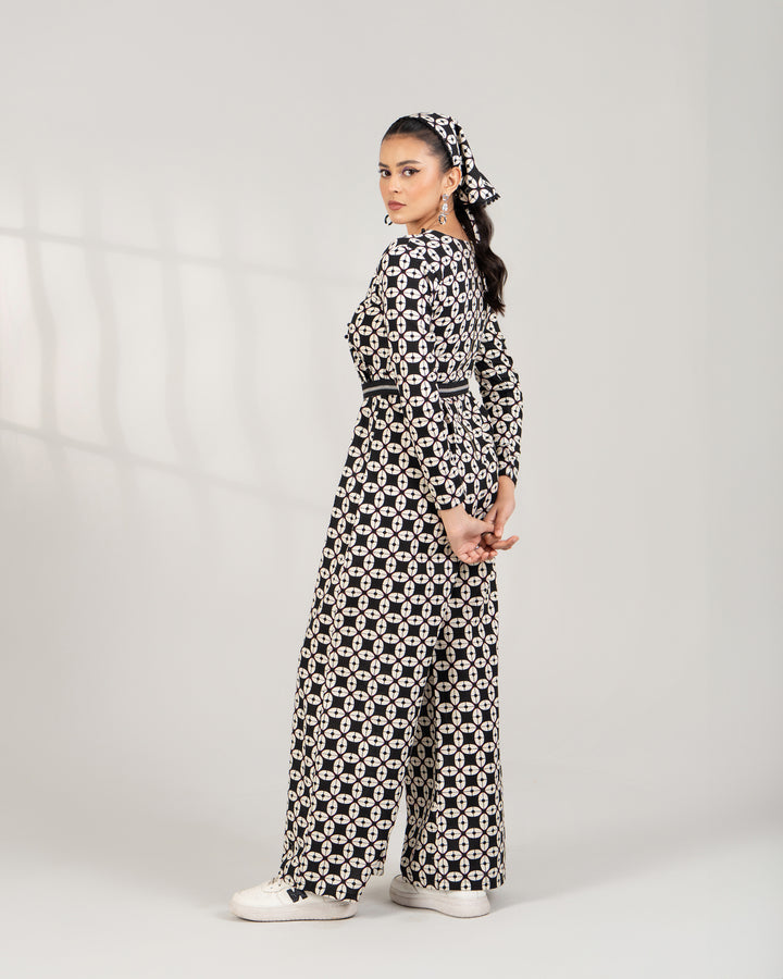 2 Piece - Printed Khaddar Suit Unstitched | UNFF-005