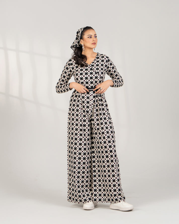 2 Piece - Printed Khaddar Suit Unstitched | UNFF-005