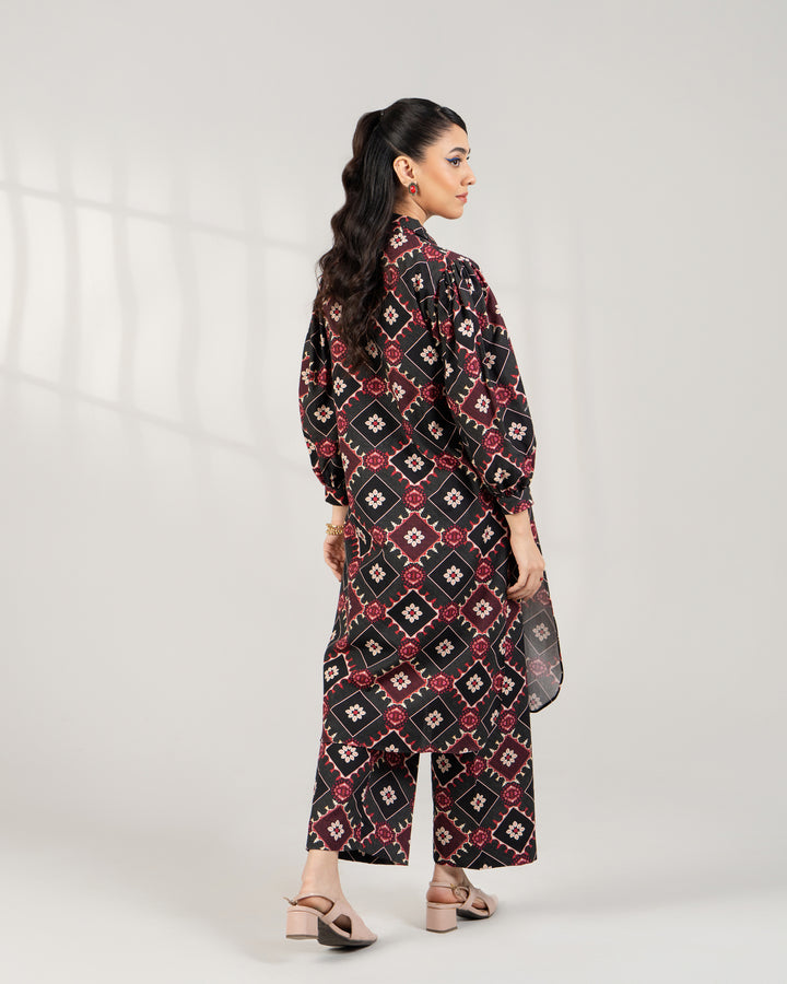 2 Piece - Printed Khaddar Suit Unstitched | UNFF-002