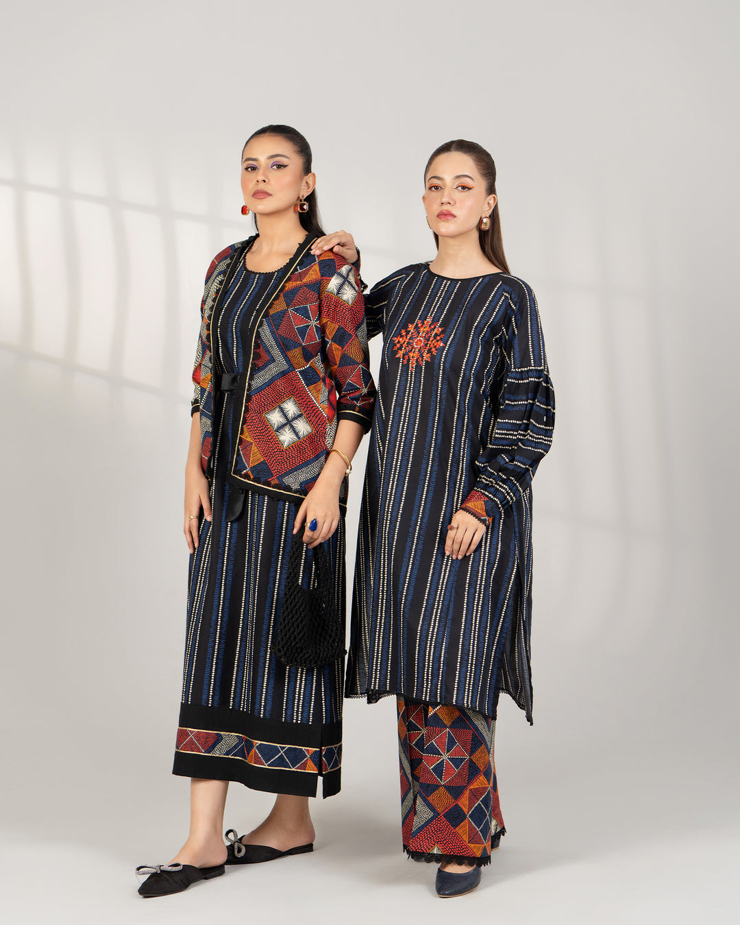 2 Piece - Printed Khaddar Suit Unstitched | UNFF-017