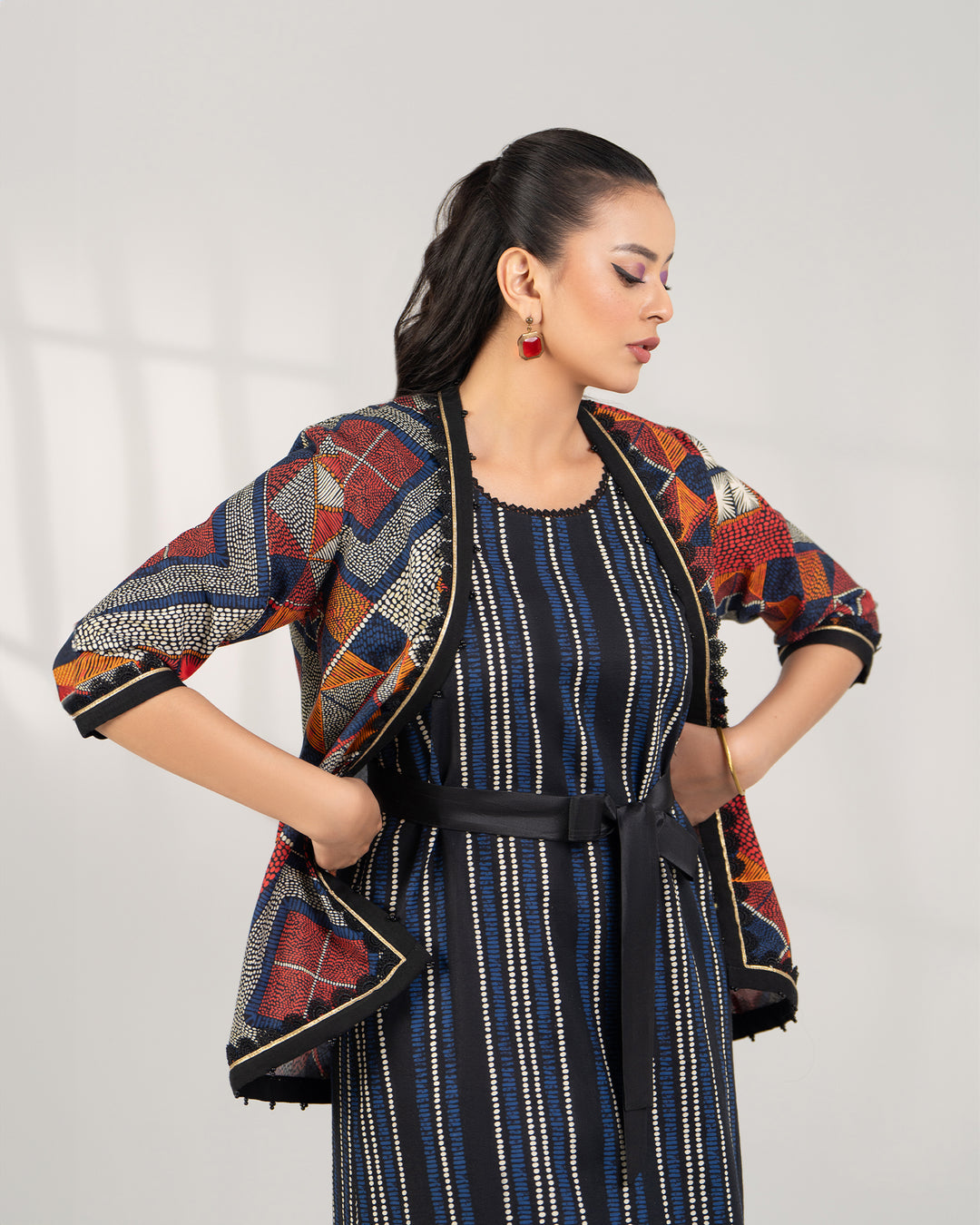 2 Piece - Printed Khaddar Suit Unstitched | UNFF-017