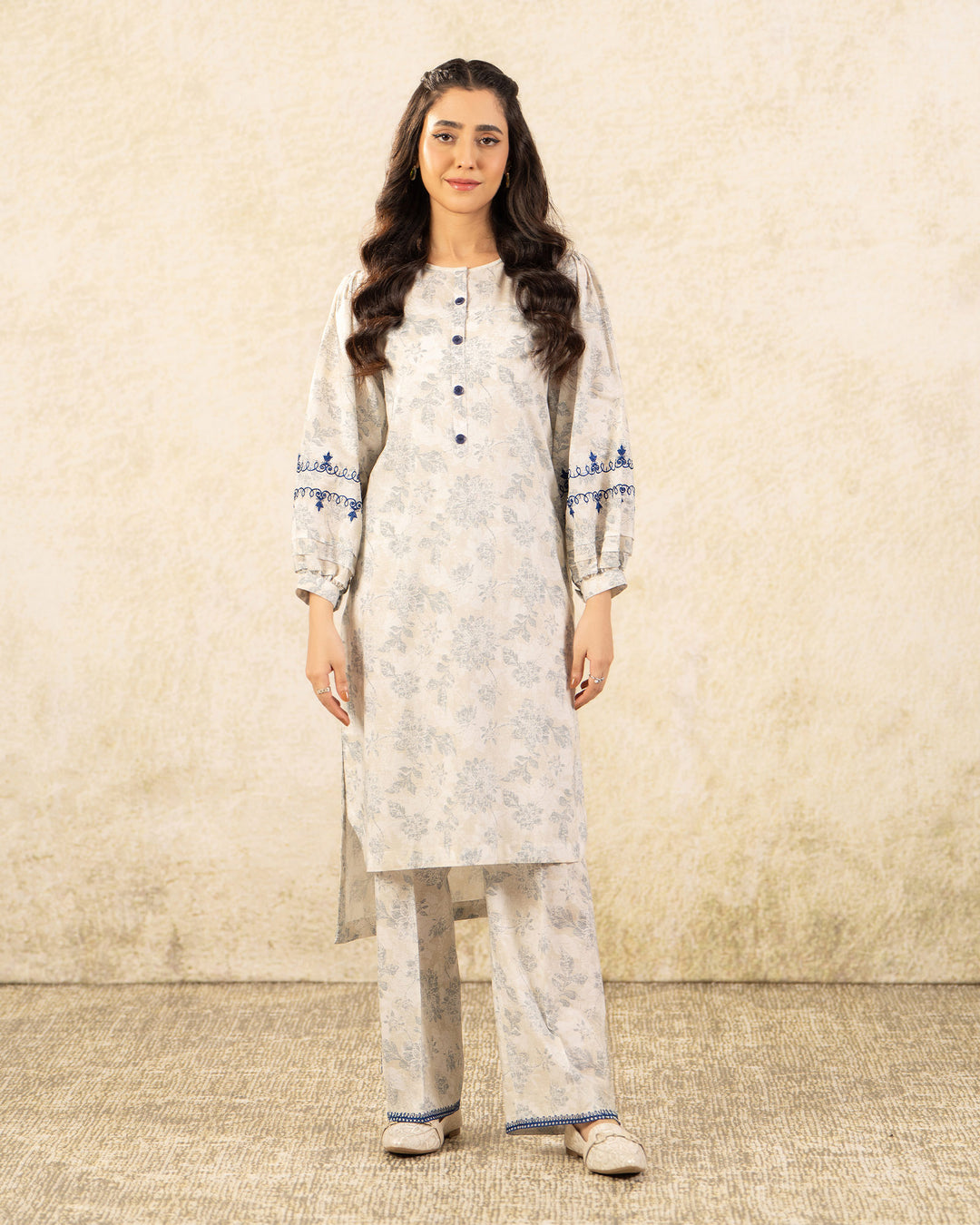 2 Piece Khaddar Suit Stitched | 16324-IG-KD