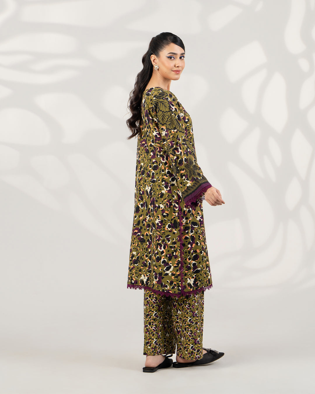 2 Piece - Printed Khaddar Suit Unstitched | UNFF-021