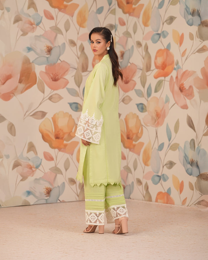 2-Piece Ready-to-Wear Cross Slub Cotton Suit | 17051-IG-S.CT - Sha Posh Textile