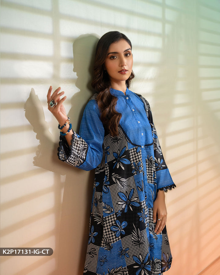 2 Piece Printed Lawn Suit | 17131-IG-LWN