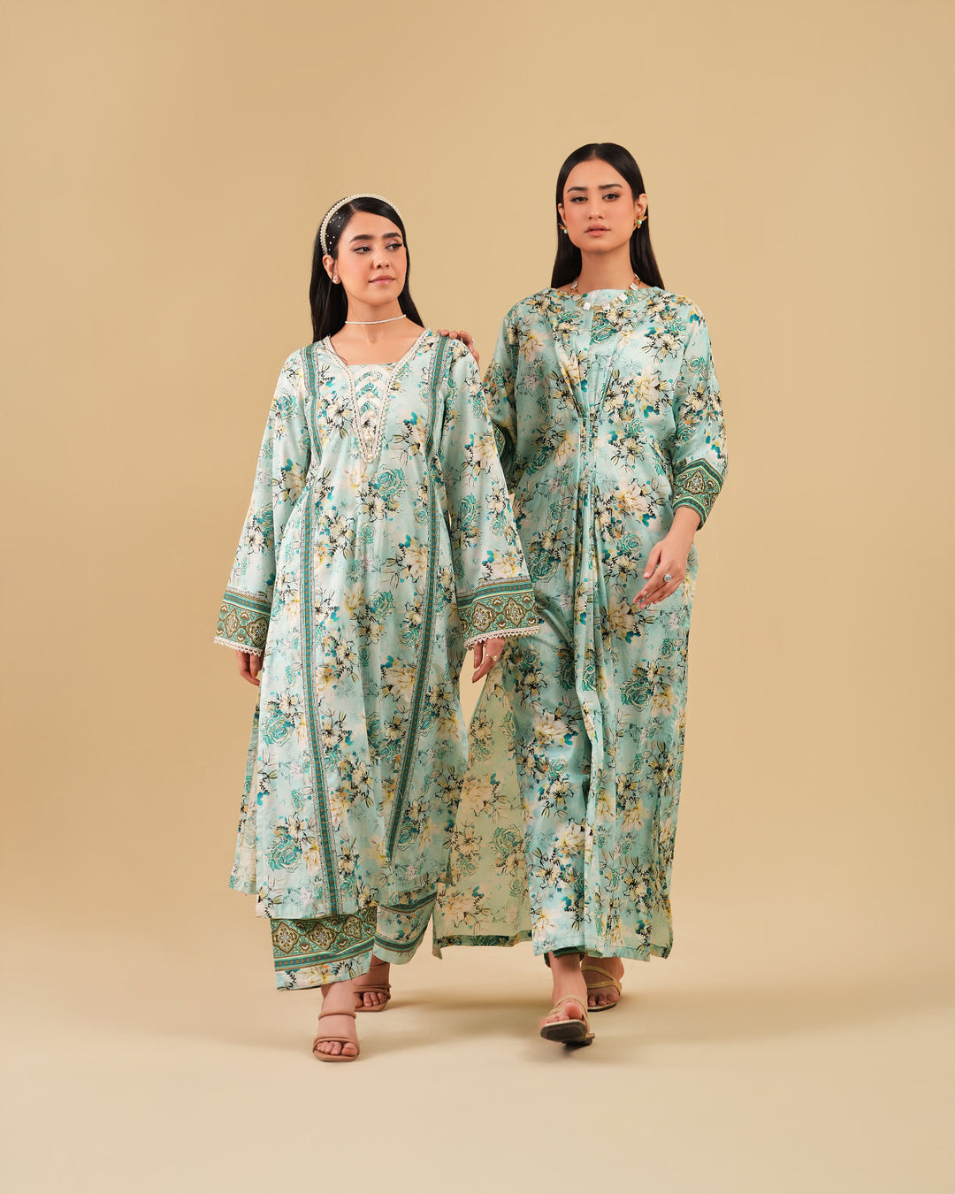 2 Piece - Printed Cambric Cotton Suit Unstitched | UNFF0114-K.CT