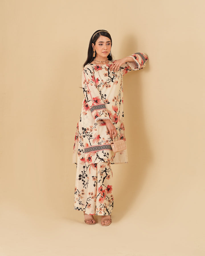 2-Piece Ready-to-Wear Cotton Suit | 17252-IG-CT