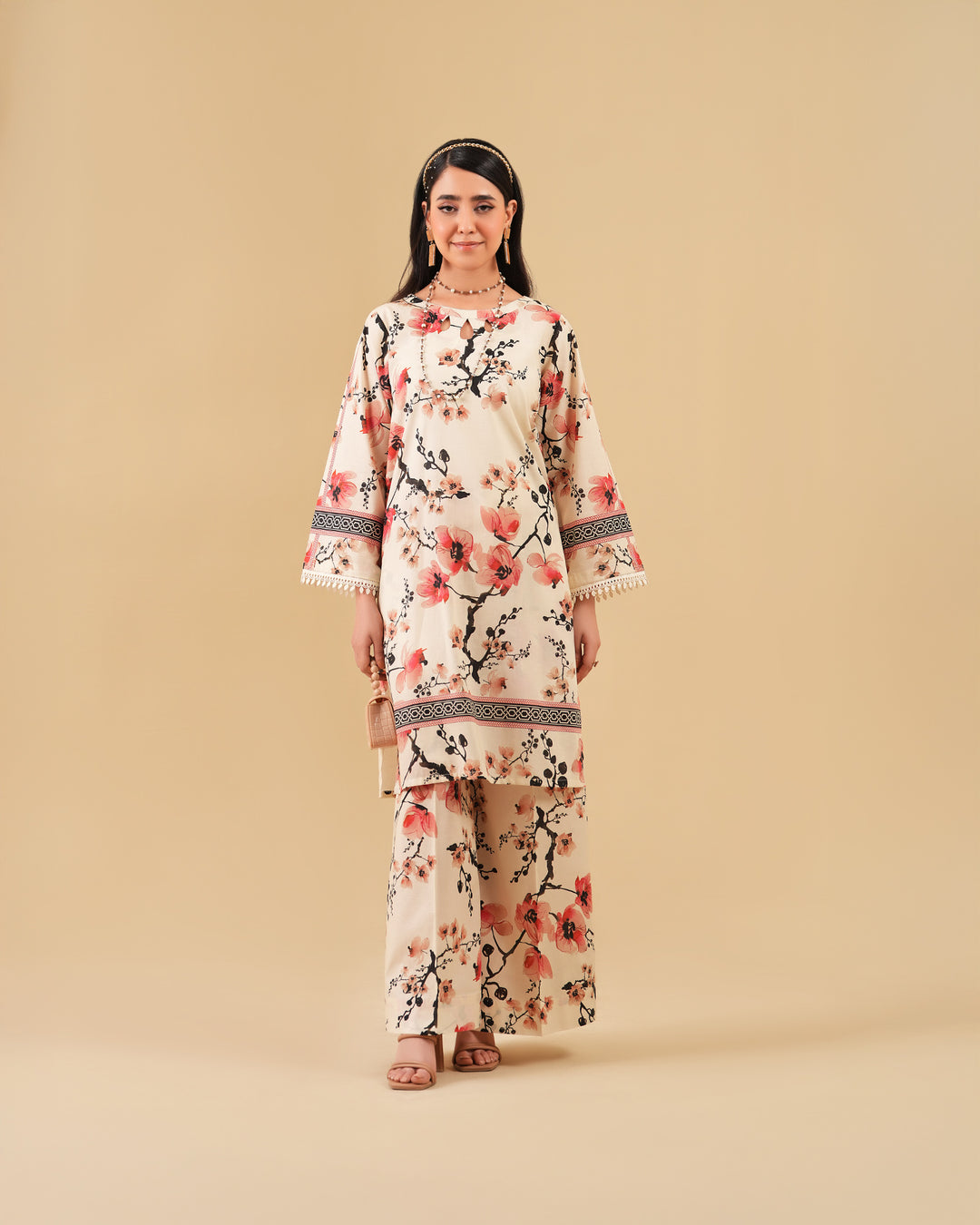 2-Piece Ready-to-Wear Cotton Suit | 17252-IG-CT