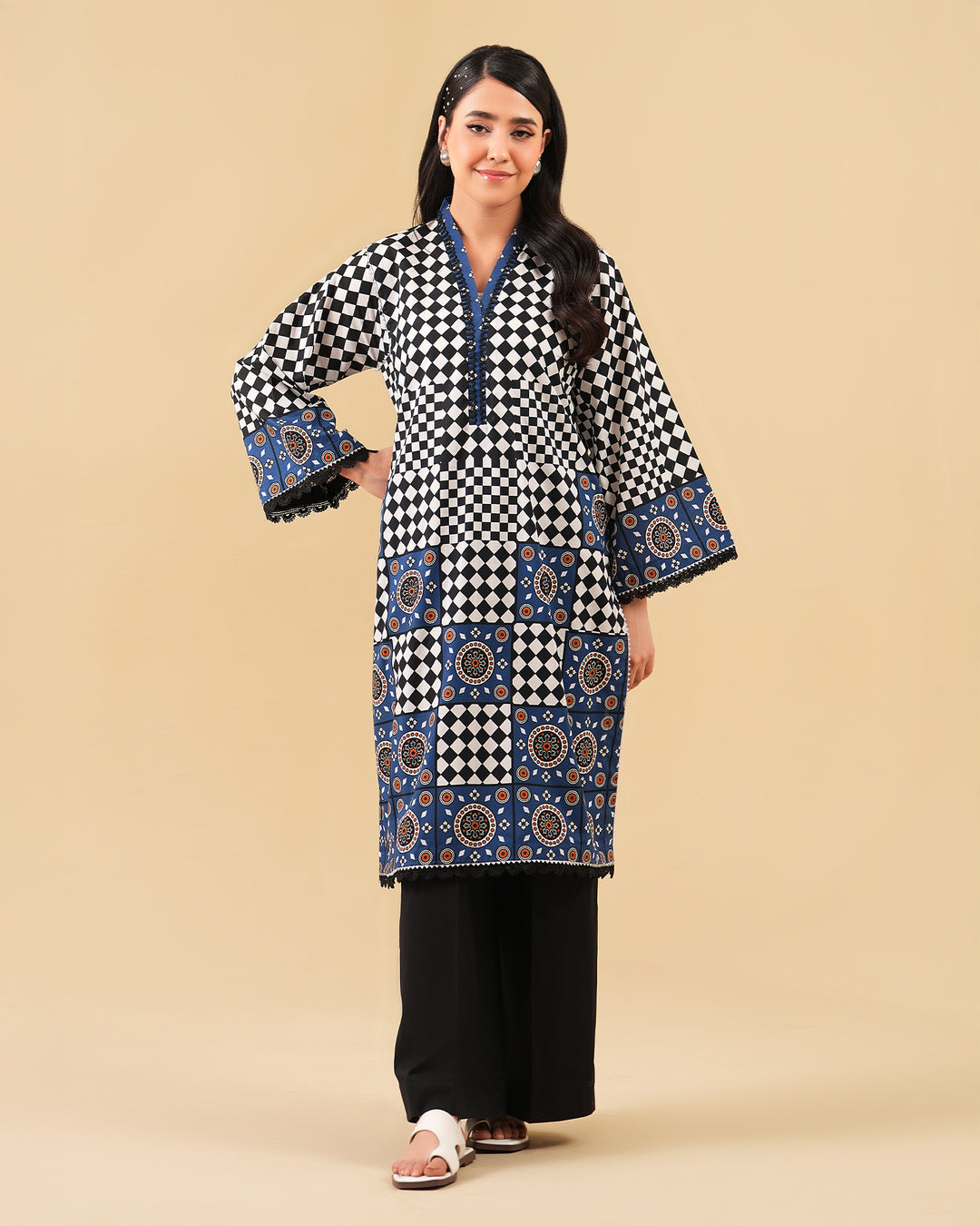 2-Piece Ready-to-Wear Cotton Suit | 17260-IG-CT