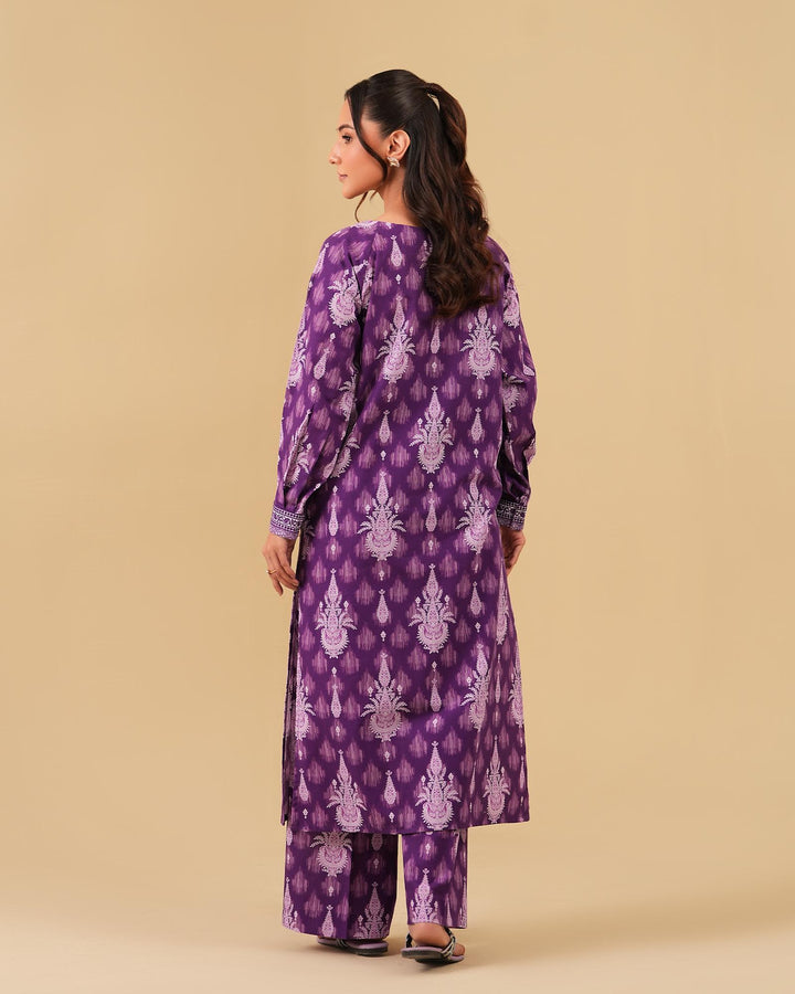 2 Piece - Printed Cambric Cotton Suit Unstitched | UNFF0106-K.CT