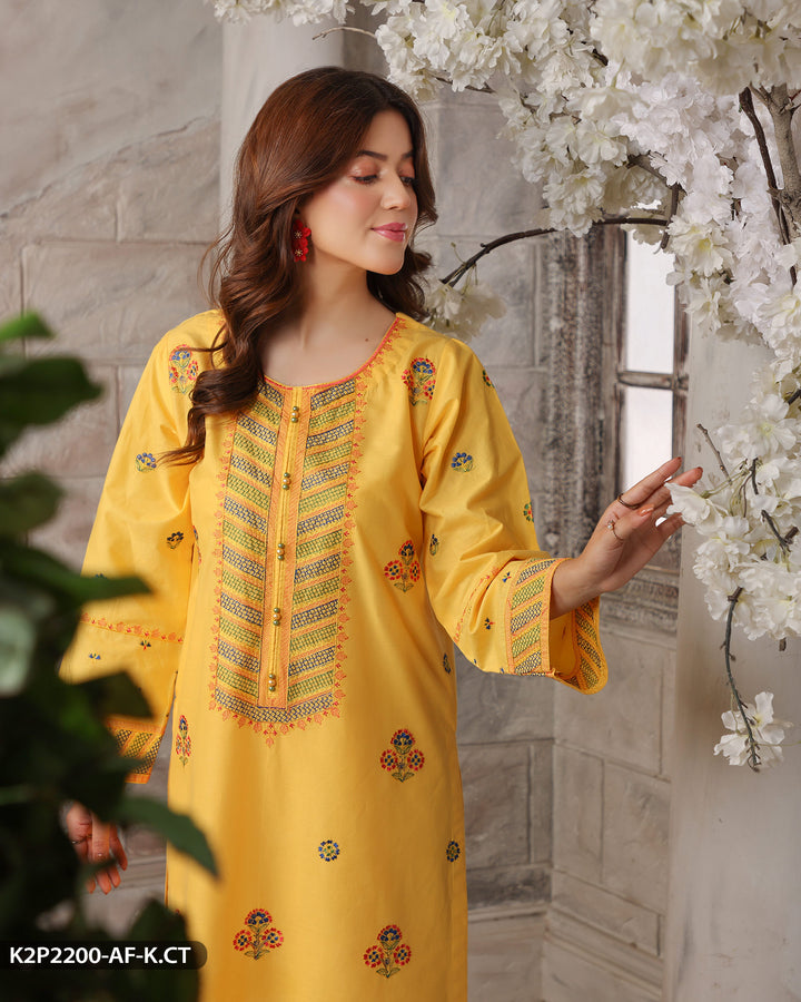 Stitched 2 Piece Cotton Suit | 2200-AF-K.CT