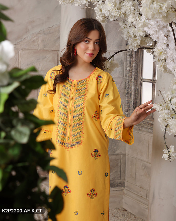 Stitched 2 Piece Cotton Suit | 2200-AF-K.CT