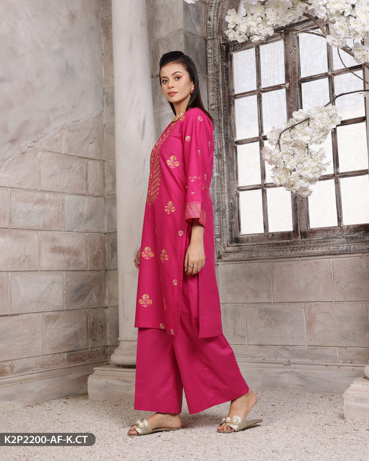 Stitched 2 Piece Cotton Suit | 2200-AF-K.CT