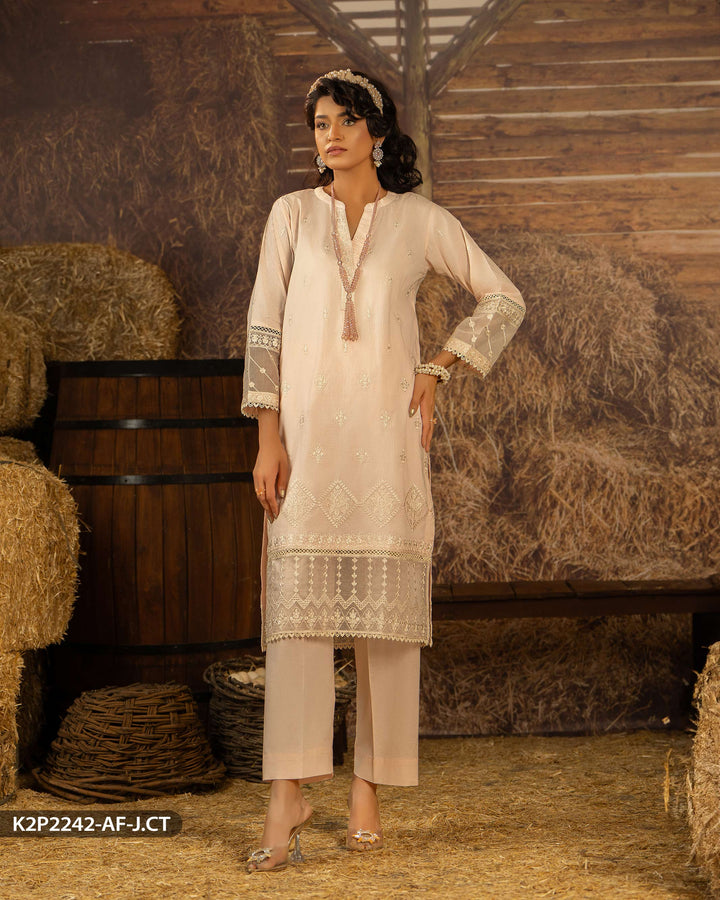 2 Piece Jacquard Cotton Suit | 2242-AF-J.CT