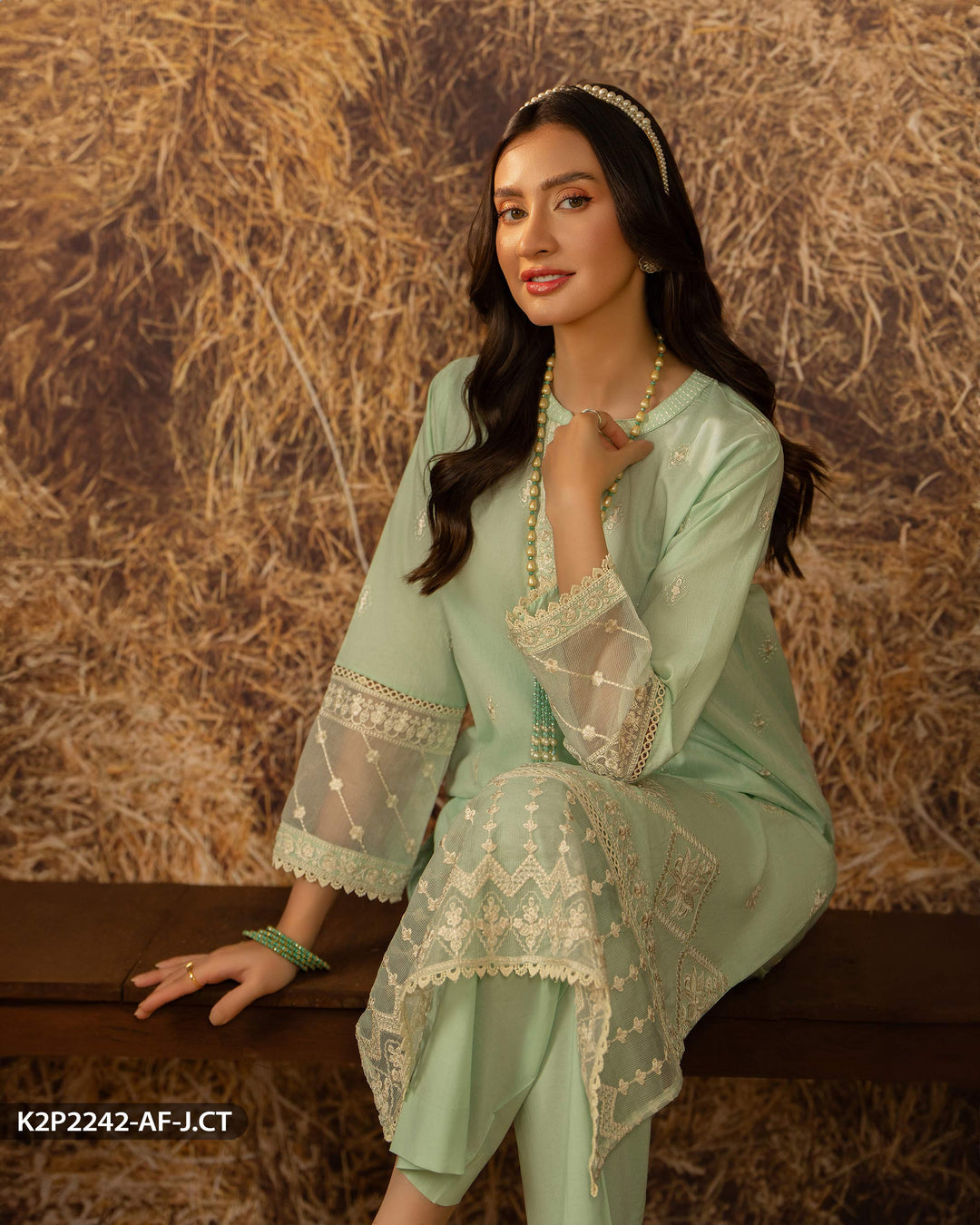 2 Piece Jacquard Cotton Suit | 2242-AF-J.CT