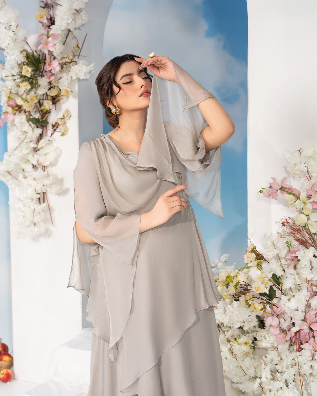 Wrap Waist Frock | 602-TB-CF - Sha Posh Textile