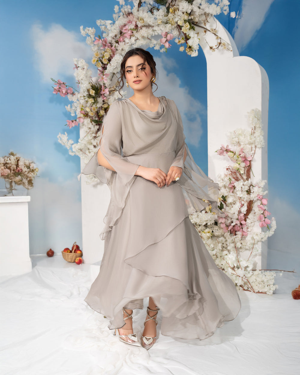 Wrap Waist Frock | 602-TB-CF - Sha Posh Textile