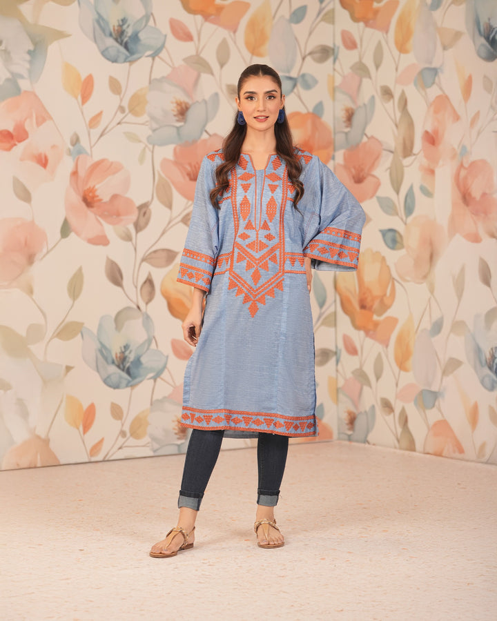 1-Piece Ready-to-Wear Lawn Shirt | 17168-IG-LWN - Sha Posh Textile