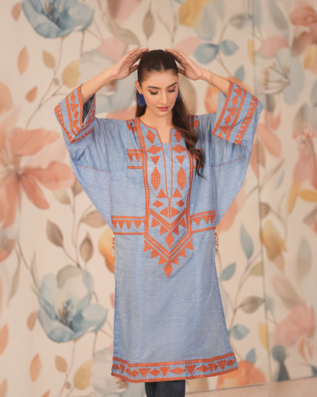 1-Piece Ready-to-Wear Lawn Shirt | 17168-IG-LWN - Sha Posh Textile