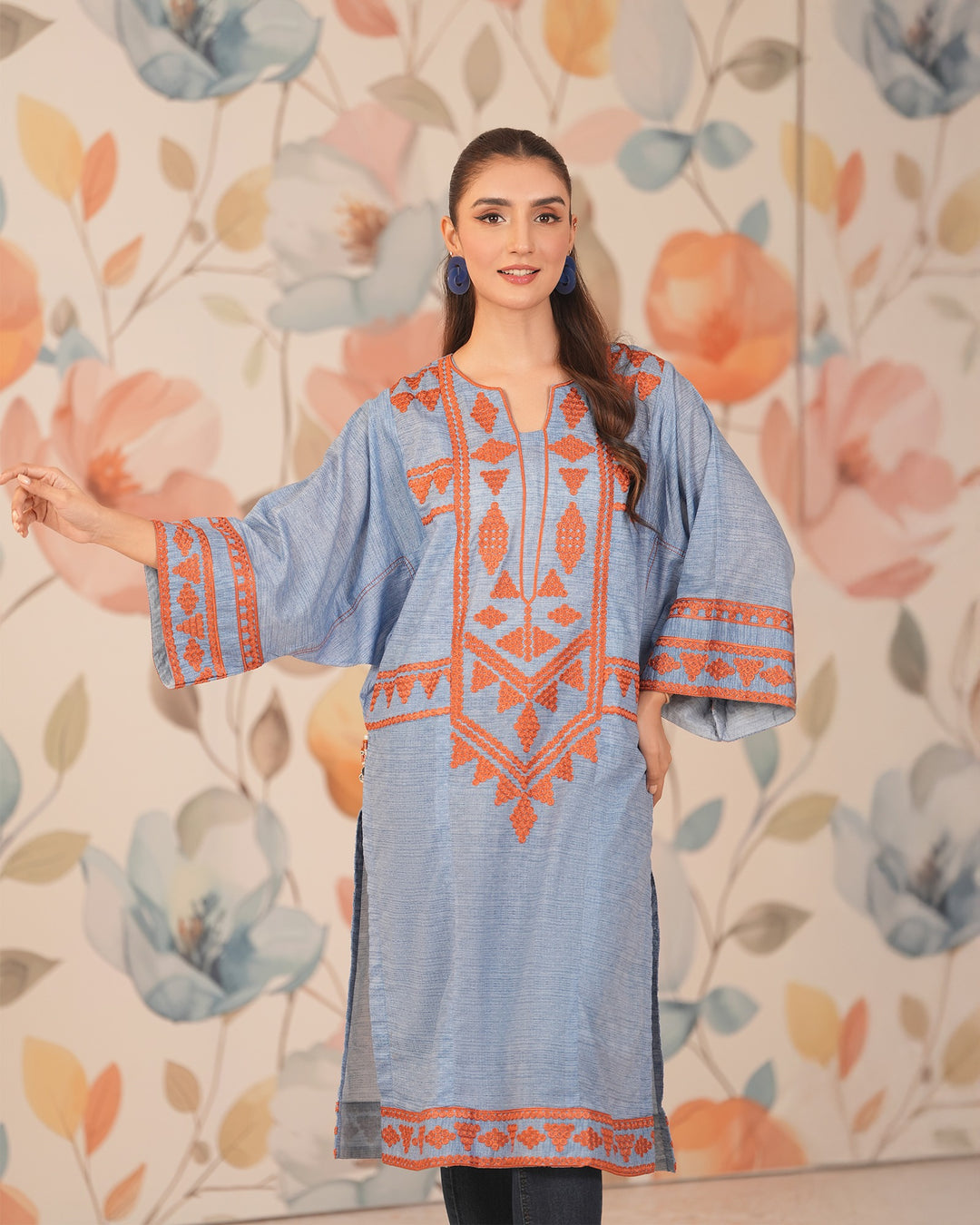 1-Piece Ready-to-Wear Lawn Shirt | 17168-IG-LWN - Sha Posh Textile