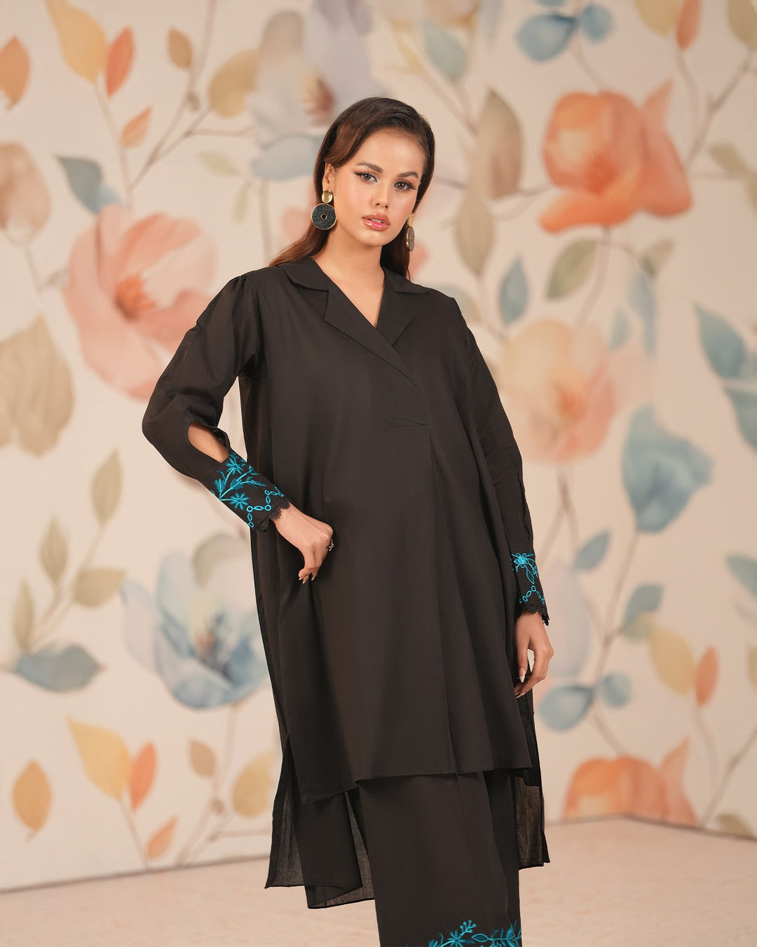 2-Piece Ready-to-Wear Cotton Suit | 17076-IG-CT - Sha Posh Textile