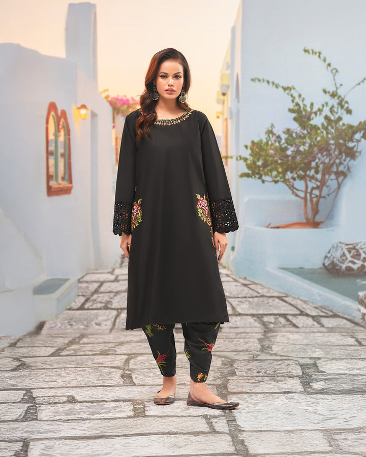 2 Piece Cotton Suit Stitched | 17110-IG-CT - Sha Posh Textile