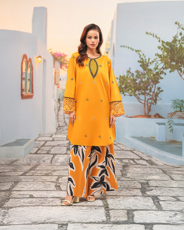 2 Piece Cotton Suit Stitched | 17126-IG-CT - Sha Posh Textile