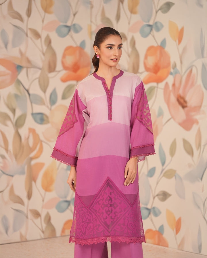 2-Piece Ready-to-Wear Lawn Suit | 17192-IG-LWN - Sha Posh Textile