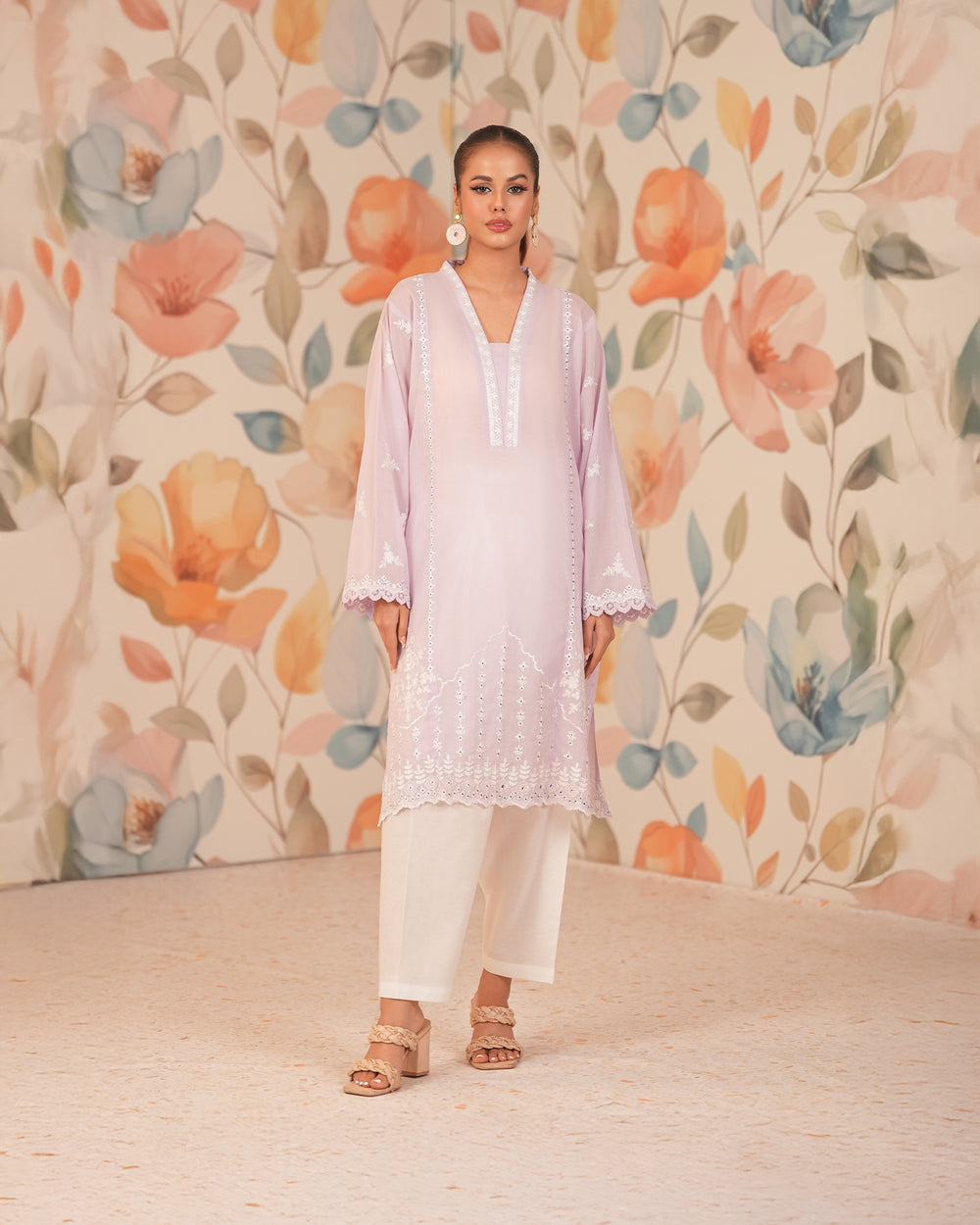 2-Piece Ready-to-Wear Lawn Suit | 17221-IG-LWN - Sha Posh Textile