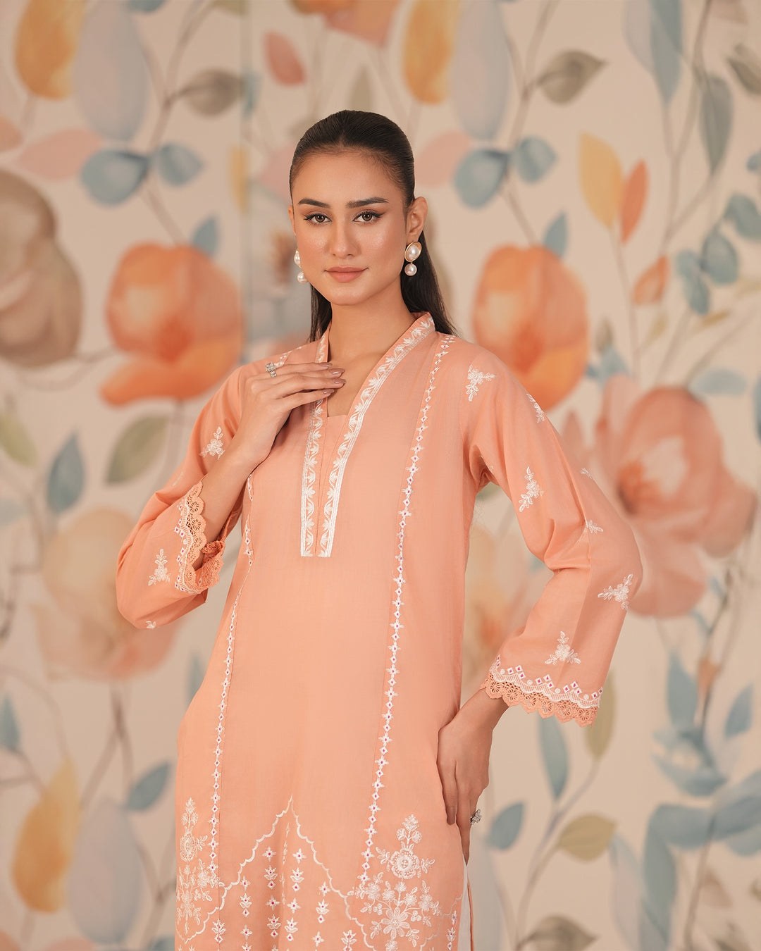 2-Piece Ready-to-Wear Lawn Suit | 17221-IG-LWN - Sha Posh Textile