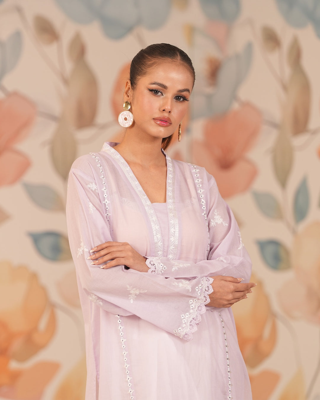 2-Piece Ready-to-Wear Lawn Suit | 17221-IG-LWN - Sha Posh Textile