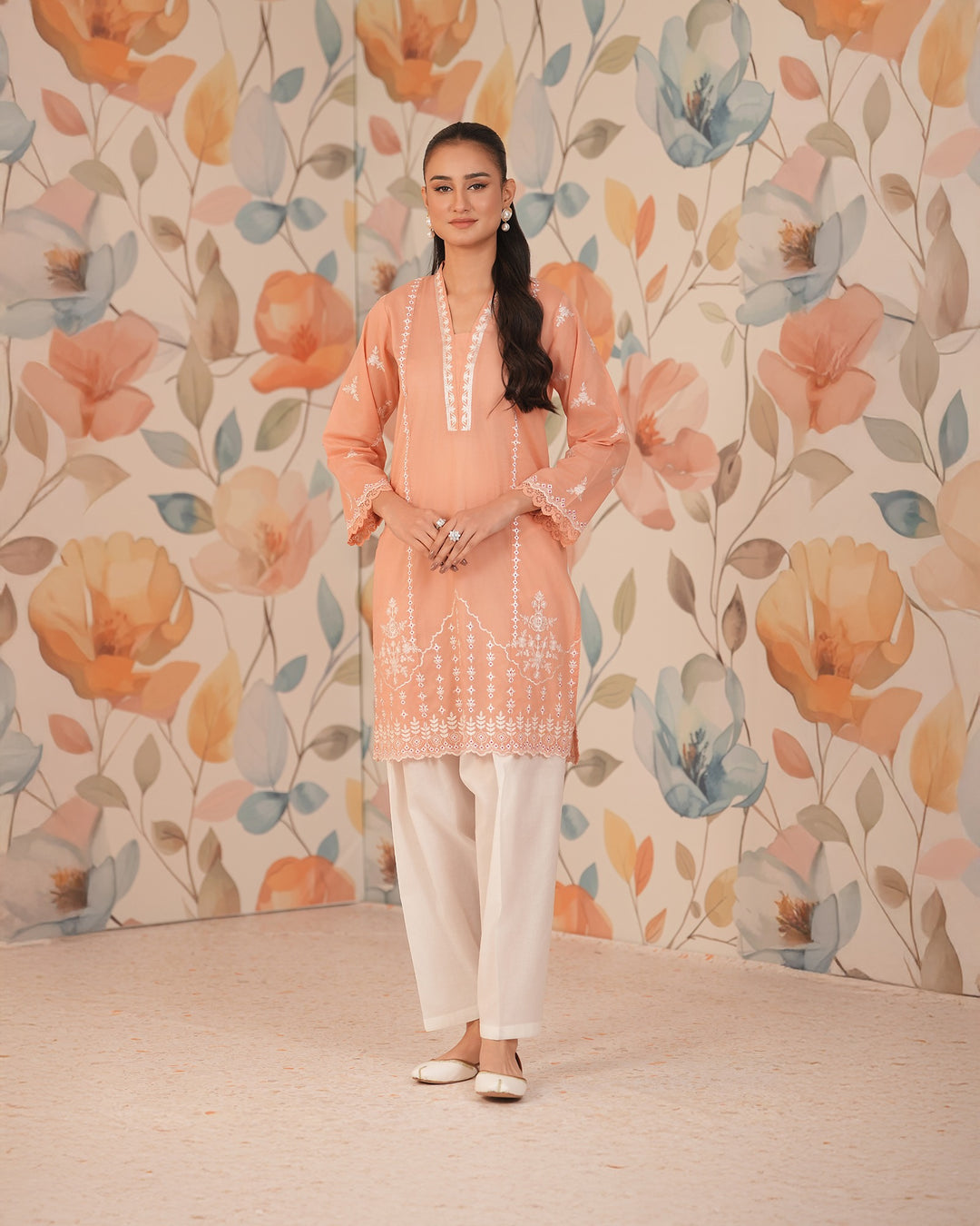 2-Piece Ready-to-Wear Lawn Suit | 17221-IG-LWN - Sha Posh Textile