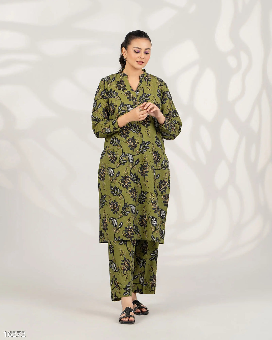 2 Piece Khaddar Suit | 16272-IG-KD Sha Posh Textile