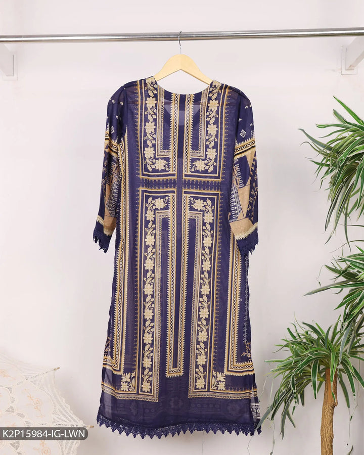 2 Piece Printed Lawn Suit | 15984-IG-LWN Sha Posh Textile