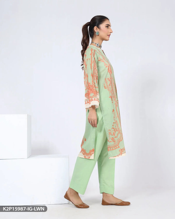 2 Piece Printed Lawn Suit | 15987-IG-LWN Sha Posh Textile