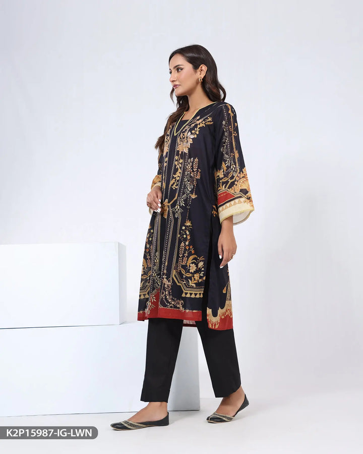 2 Piece Printed Lawn Suit | 15987-IG-LWN Sha Posh Textile