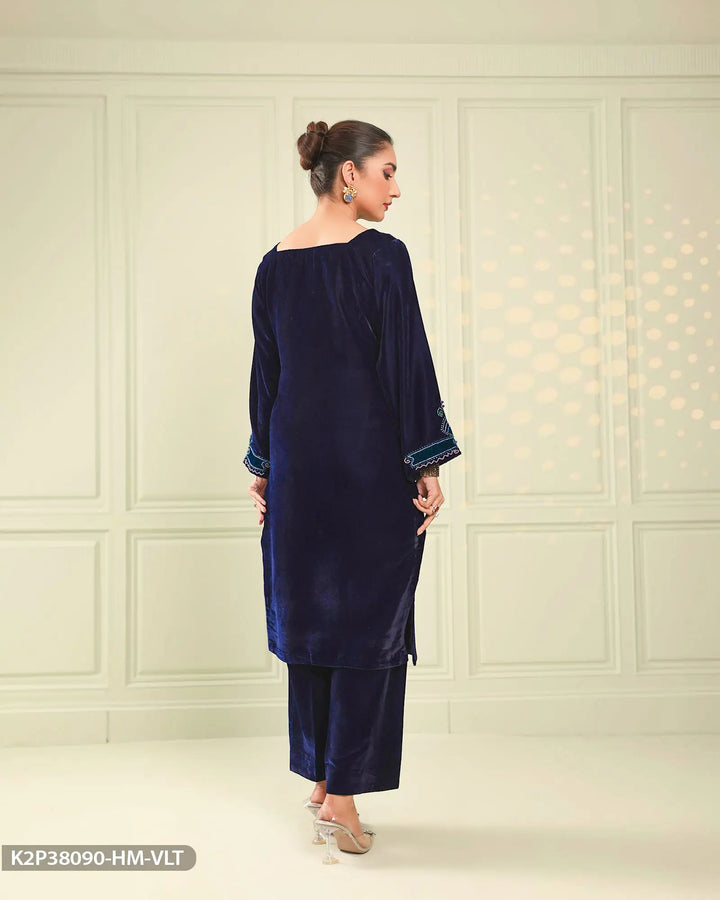 2 Piece Velvet Suit | 38090-HM-VLT Sha Posh Textile