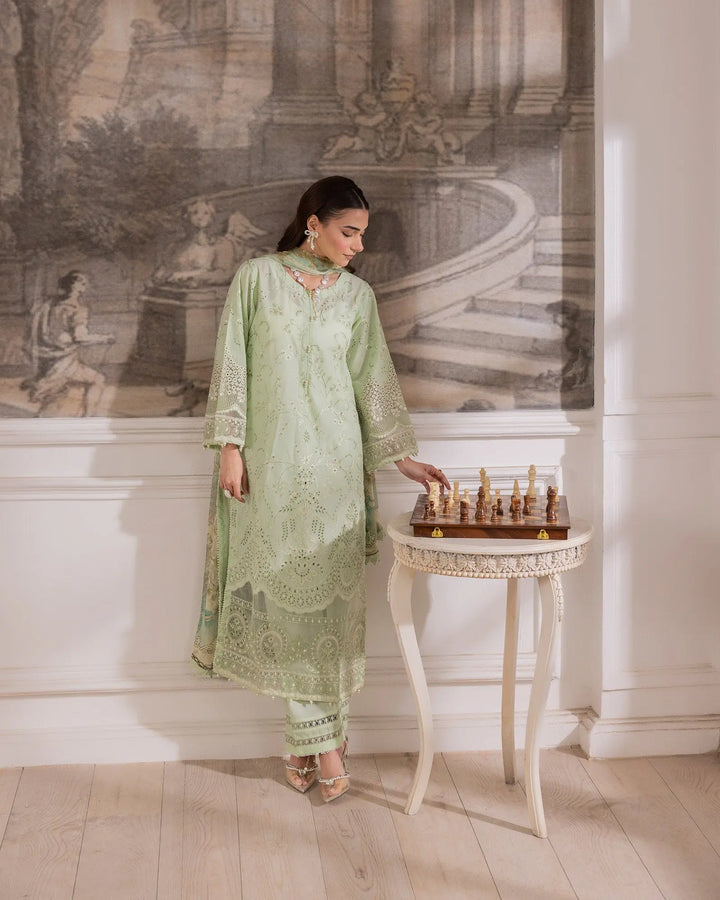 3 Piece Cambric Cotton Suit Stitched | 1116-ST-K.CT Sha Posh Textile