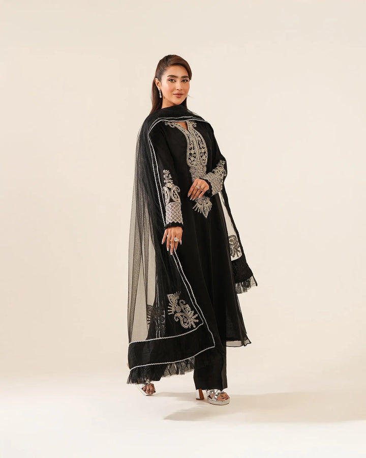 3-Piece Ready-to-Wear Chiffon Suit | 9717-IG-CF - Sha Posh Textile