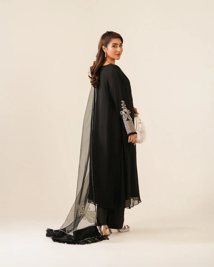 3-Piece Ready-to-Wear Chiffon Suit | 9717-IG-CF - Sha Posh Textile