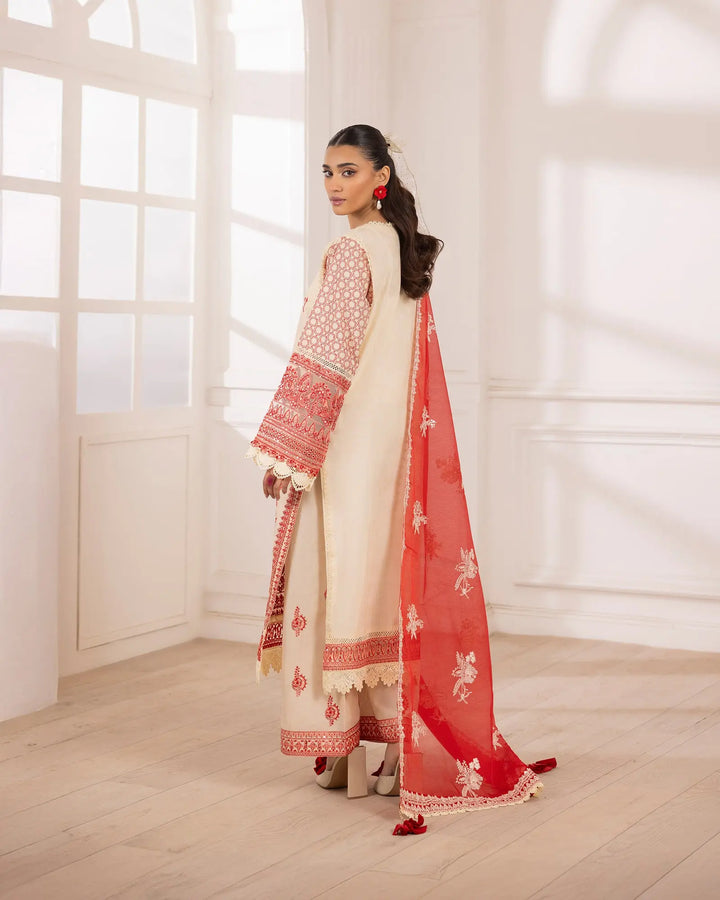 3-Piece Ready-to-Wear Jacquard Cotton Suit | 2253-AF-J.CT Sha Posh Textile