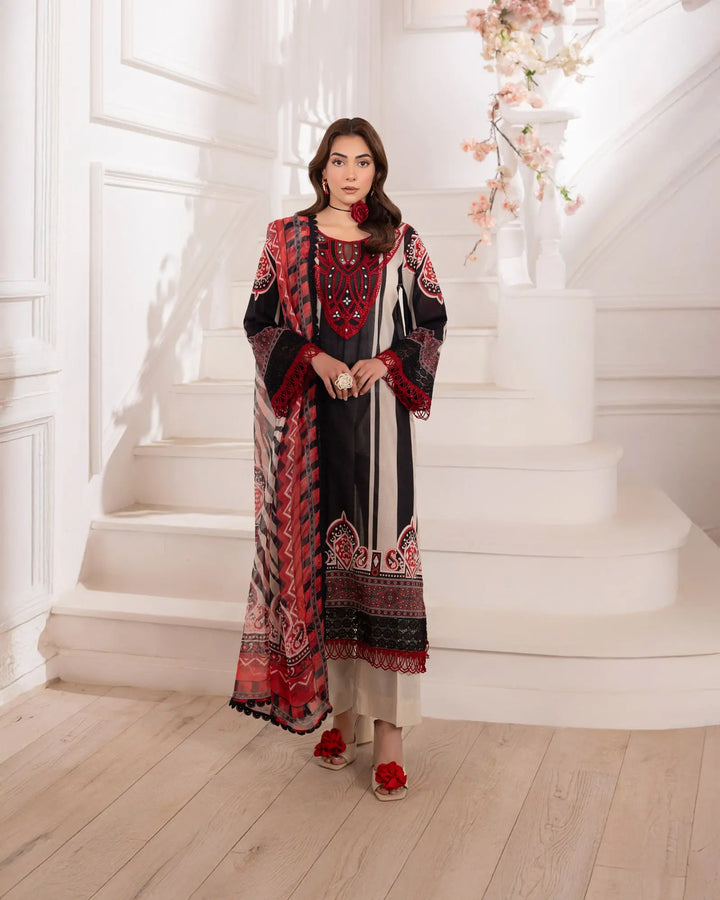 3-Piece Ready-to-Wear Lawn Suit | 17220-IG-LWN - Sha Posh Textile