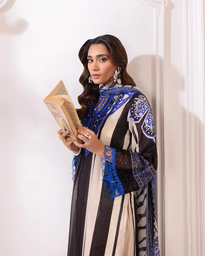 3-Piece Ready-to-Wear Lawn Suit | 17220-IG-LWN - Sha Posh Textile