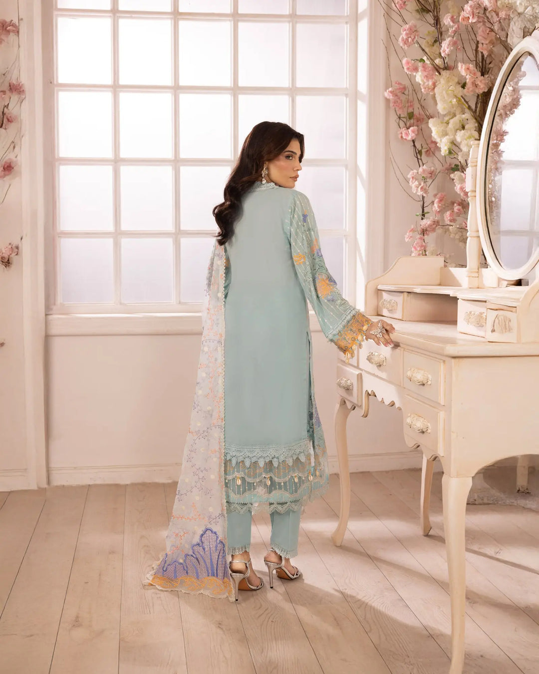 3-Piece Ready-to-Wear Lawn Suit | 2252-AF-LWN Sha Posh Textile