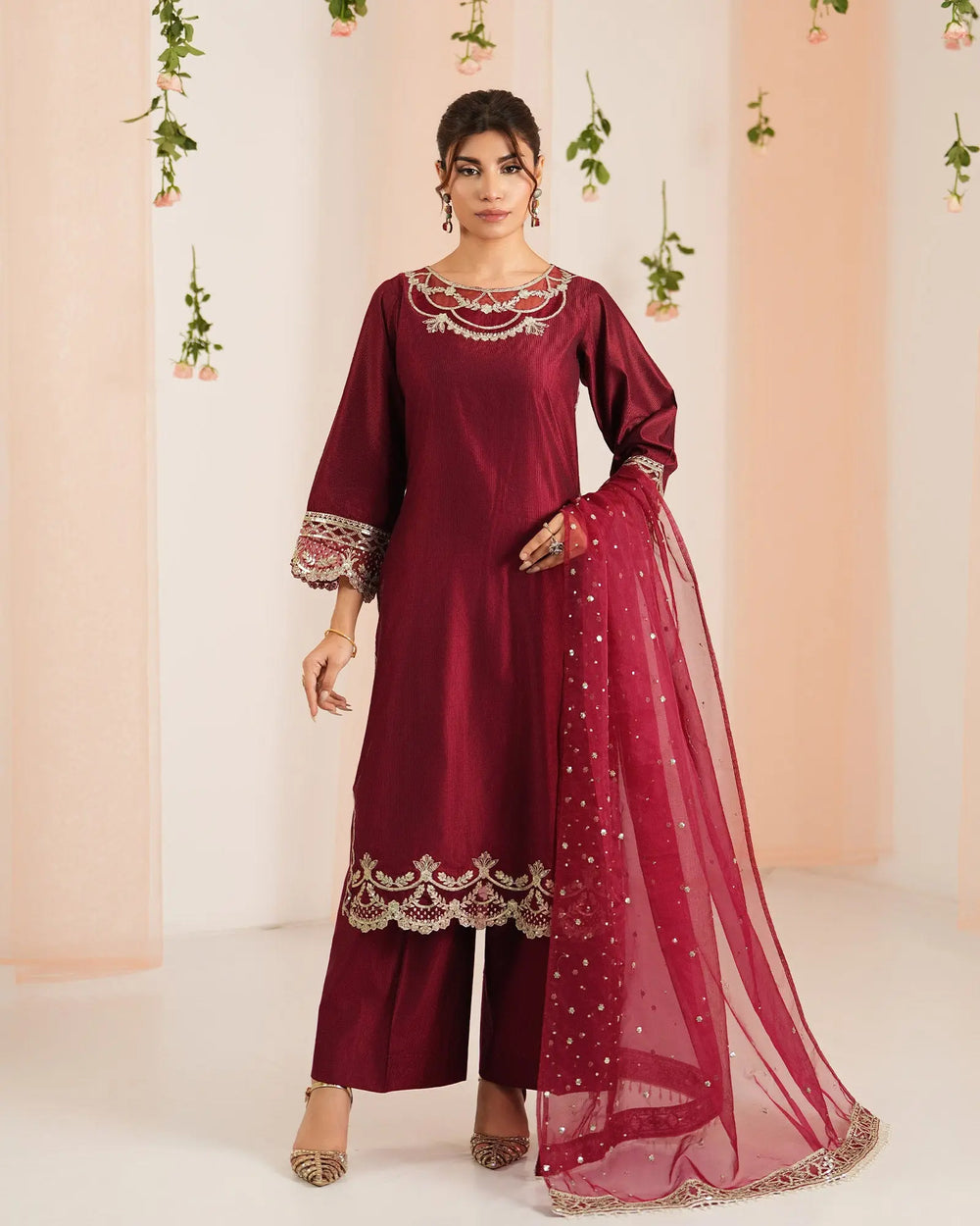 Chambray Katan 3-Piece | 2279 Sha Posh Textile