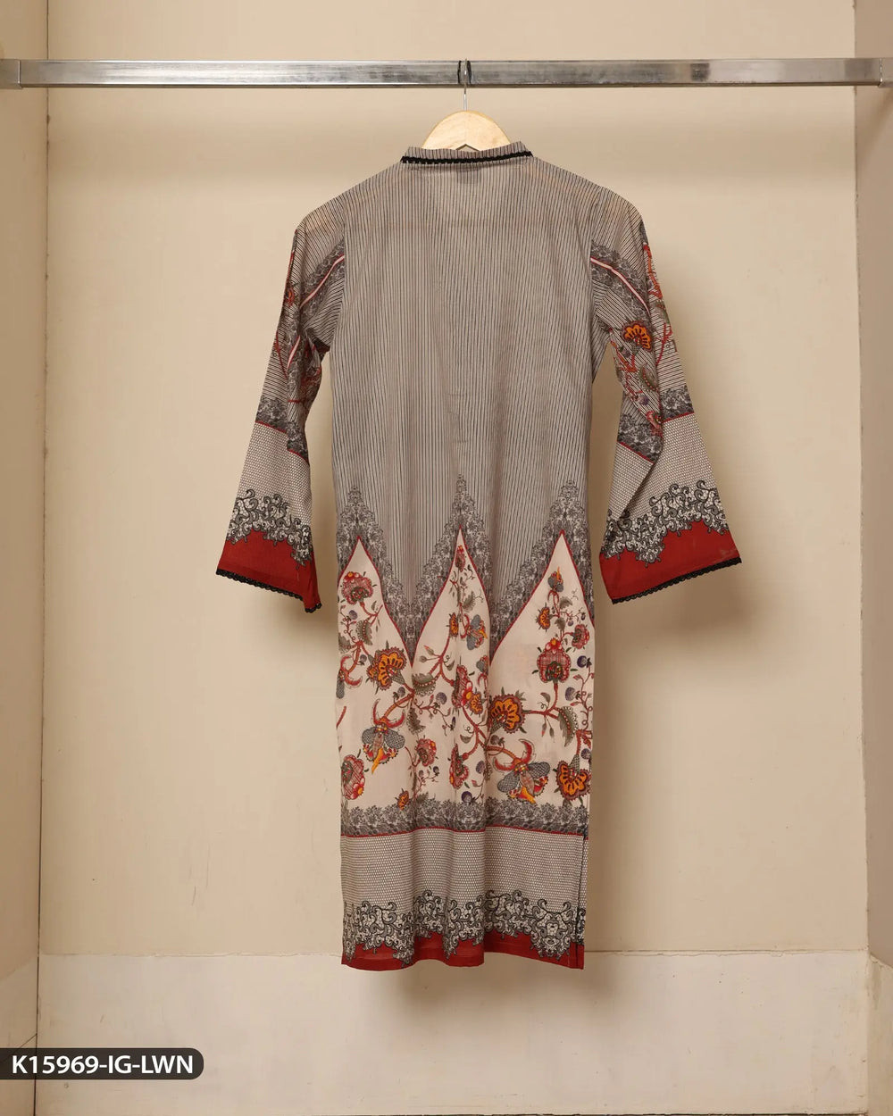 Lawn Printed Shirt | 15969-IG-LWN Sha Posh Textile