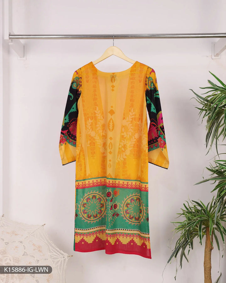 Printed Lawn Shirt | 15886-IG-LWN Sha Posh Textile