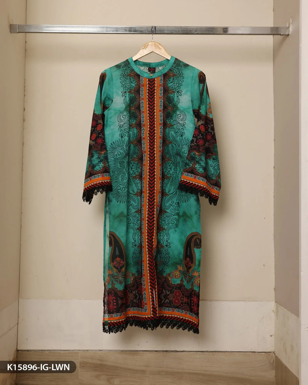 Printed Lawn Shirt | 15896-IG-LWN Sha Posh Textile